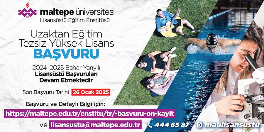 Uzaktan Eğitim Tezsiz Yüksek Lisans 2024-2025 Bahar